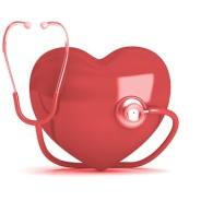 photo heart with stethoscope